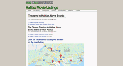 Desktop Screenshot of halifaxtheatres.ca