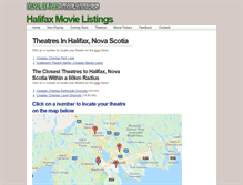 Tablet Screenshot of halifaxtheatres.ca